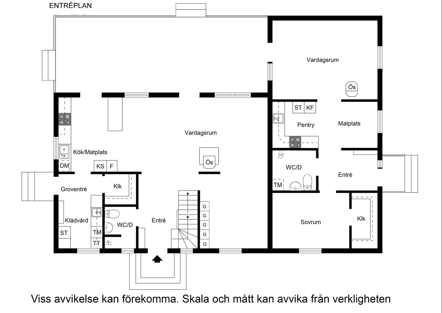 Update Planritning entréplan